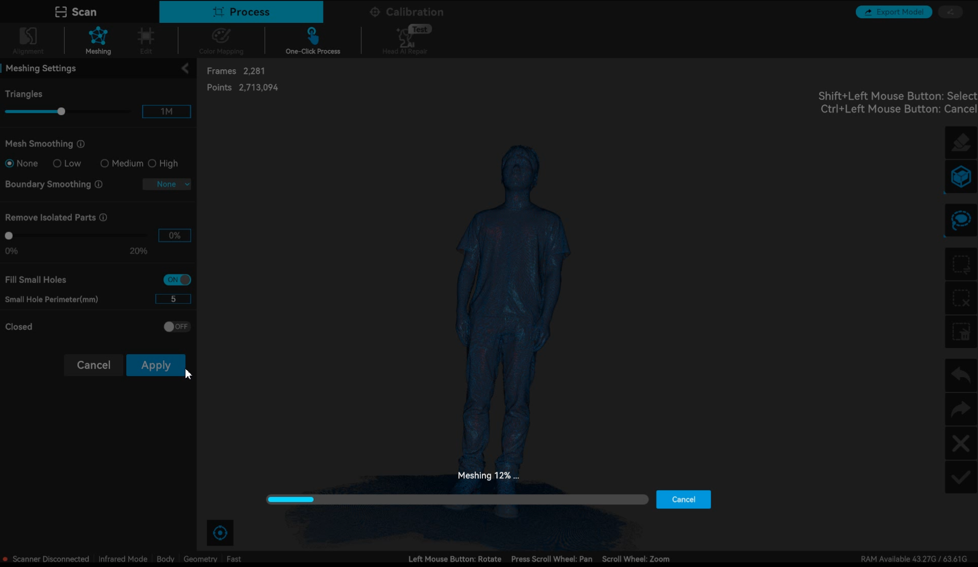 Human Body Scanning | Creality Wiki