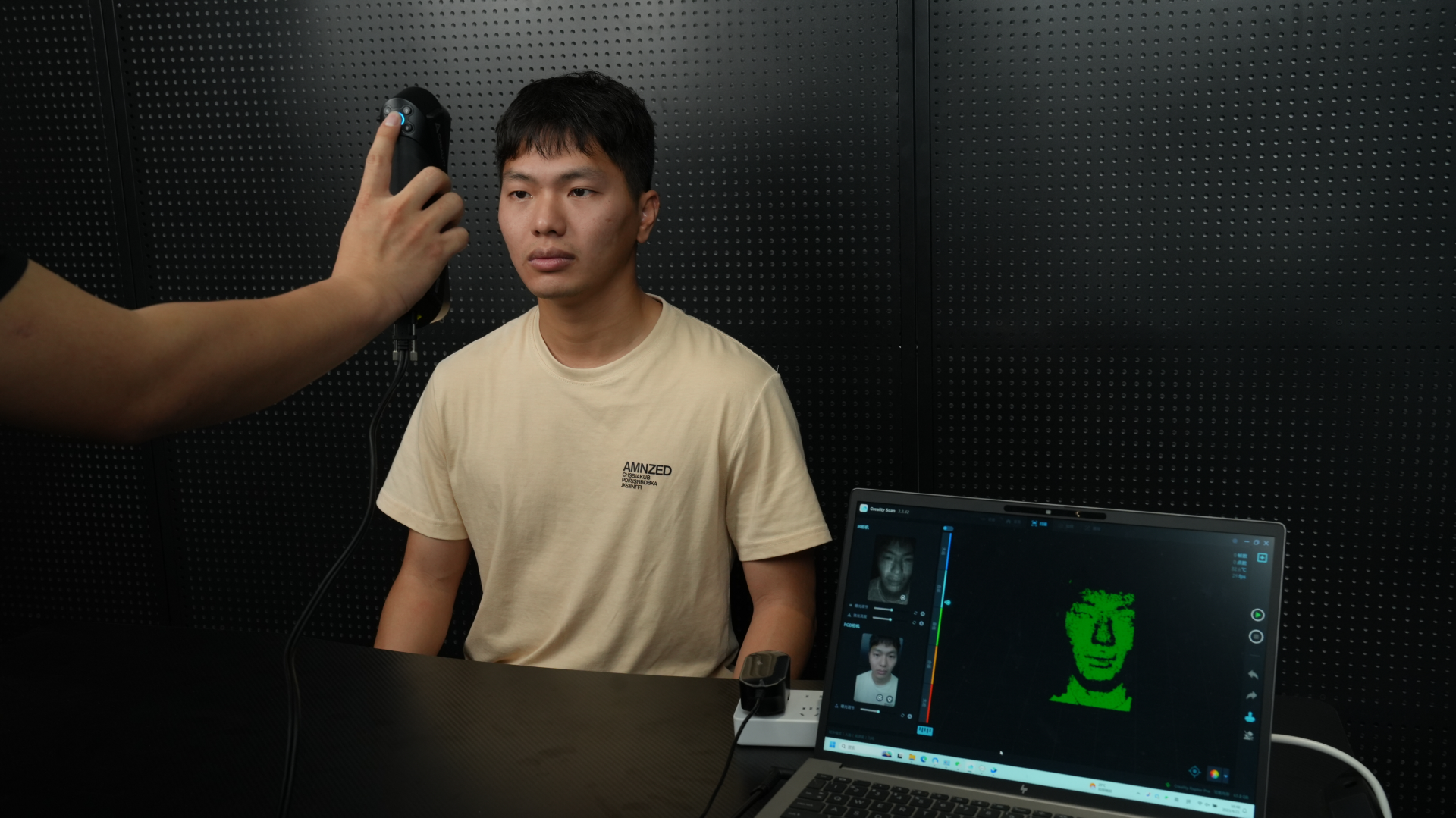 Creality Raptor Pro face scan preview