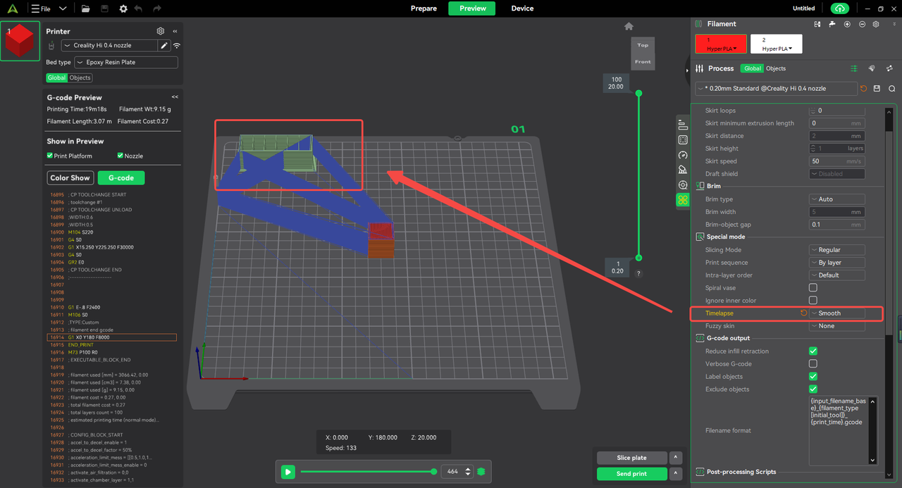 Timelapse Functionality Introduction | Creality Wiki