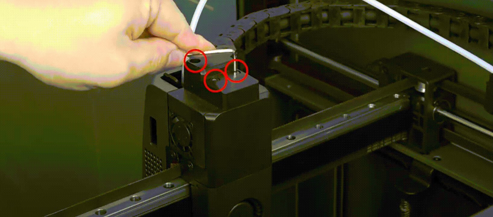 K2 Chain Riser Replace K2 Plus drag chain | Creality Wiki